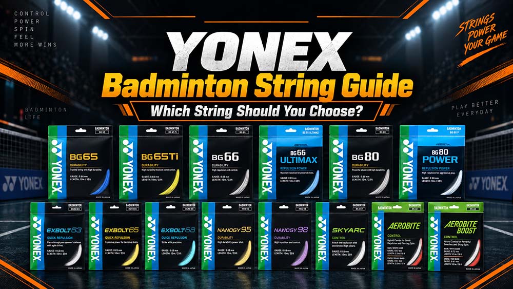 YONEX Badminton String Guide: Which String Should You Choose?