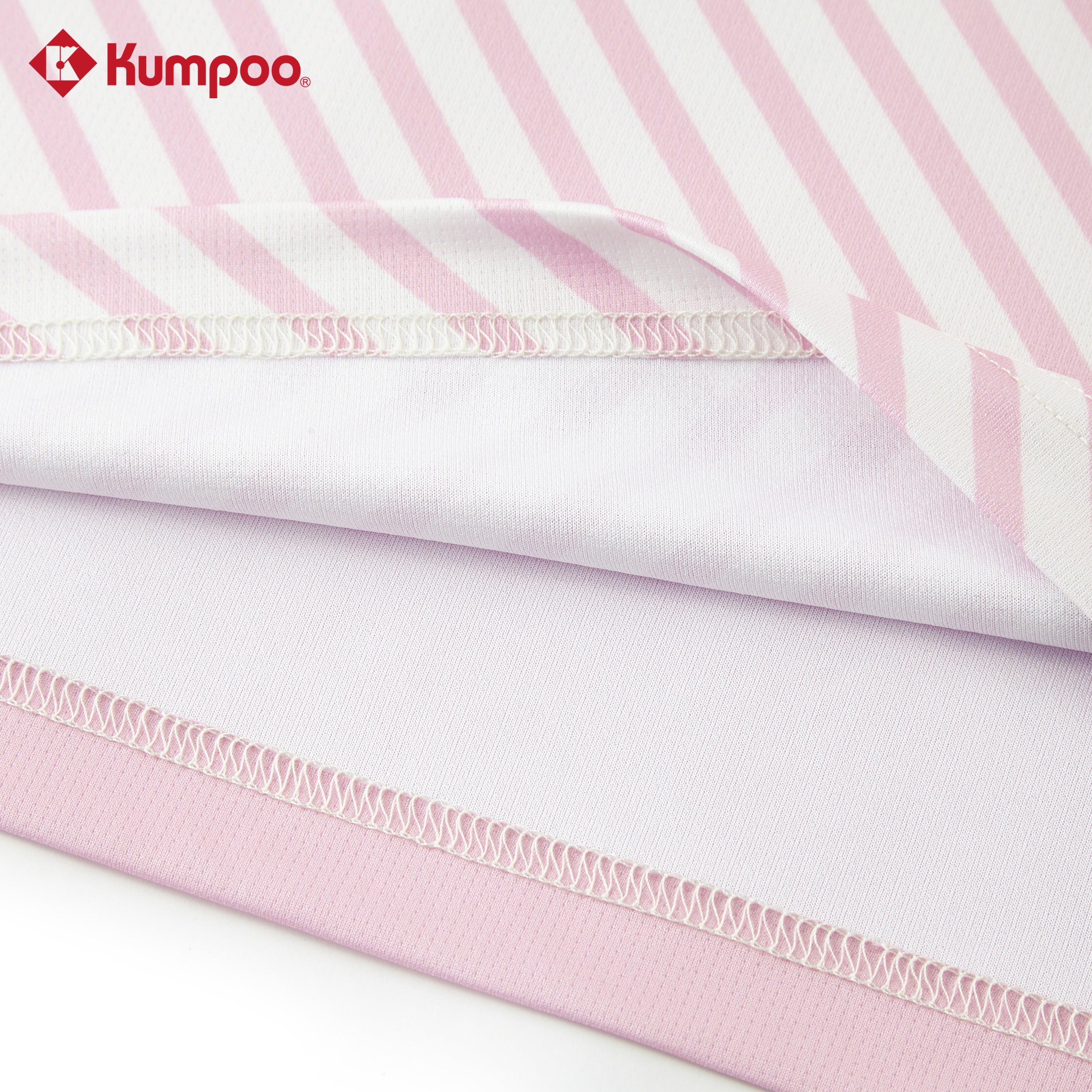 Kumpoo K261W-1532.25th women's T-shirt, casual tops in soft fabric, featuring a round neckline and short sleeves.