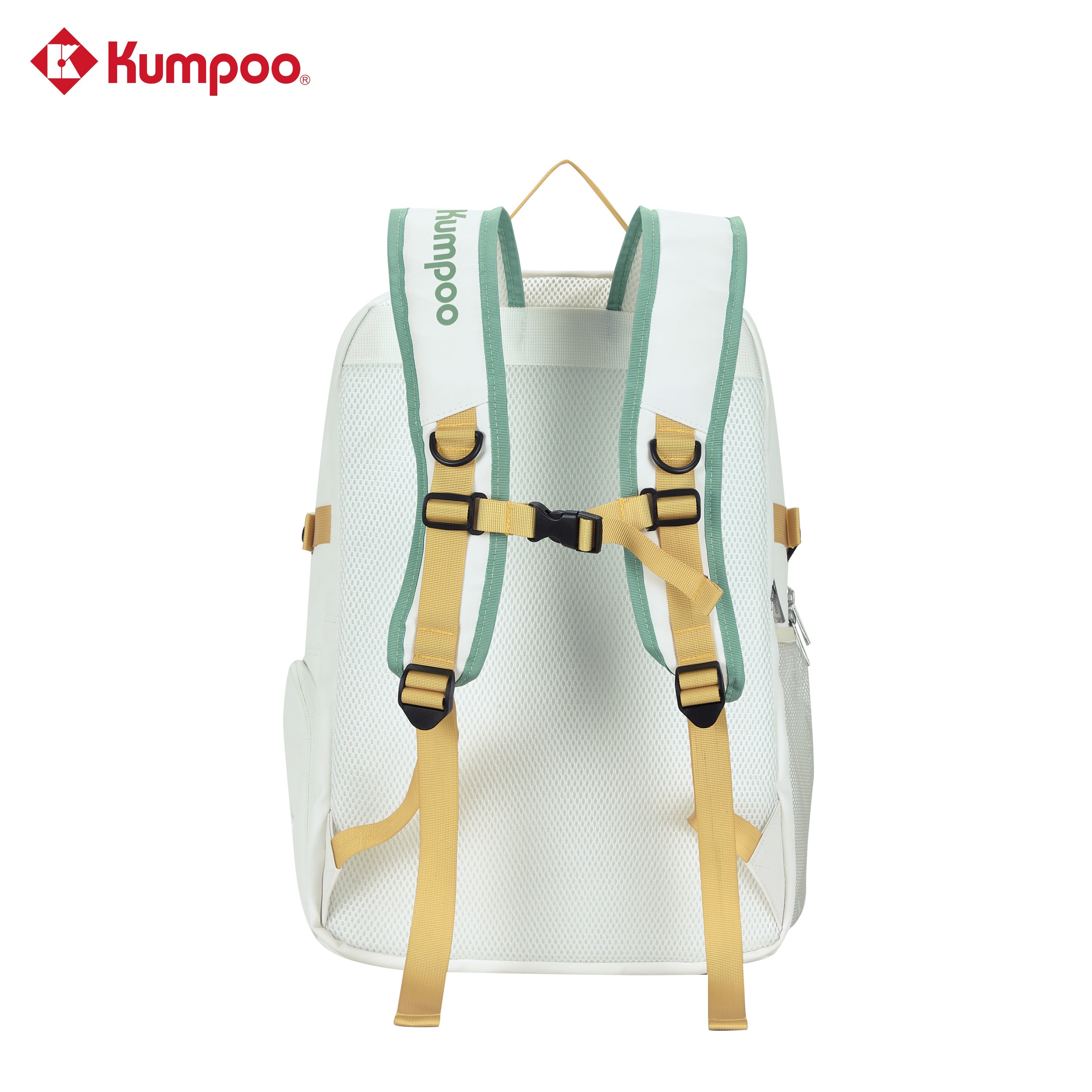 Kumpoo KB-624 badminton backpack with multiple compartments, adjustable straps, and sports bag design for athletes.