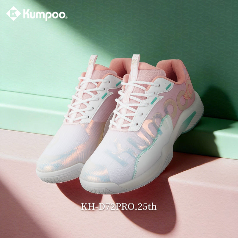 Kumpoo KH-D72PRO.25th badminton shoes featuring supportive design and durable sole, suitable for indoor court play.