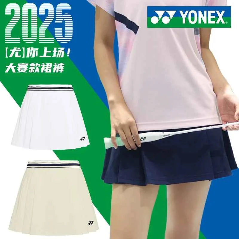 YONEX 220105BCR Women’s Badminton Skirt with Inner Shorts