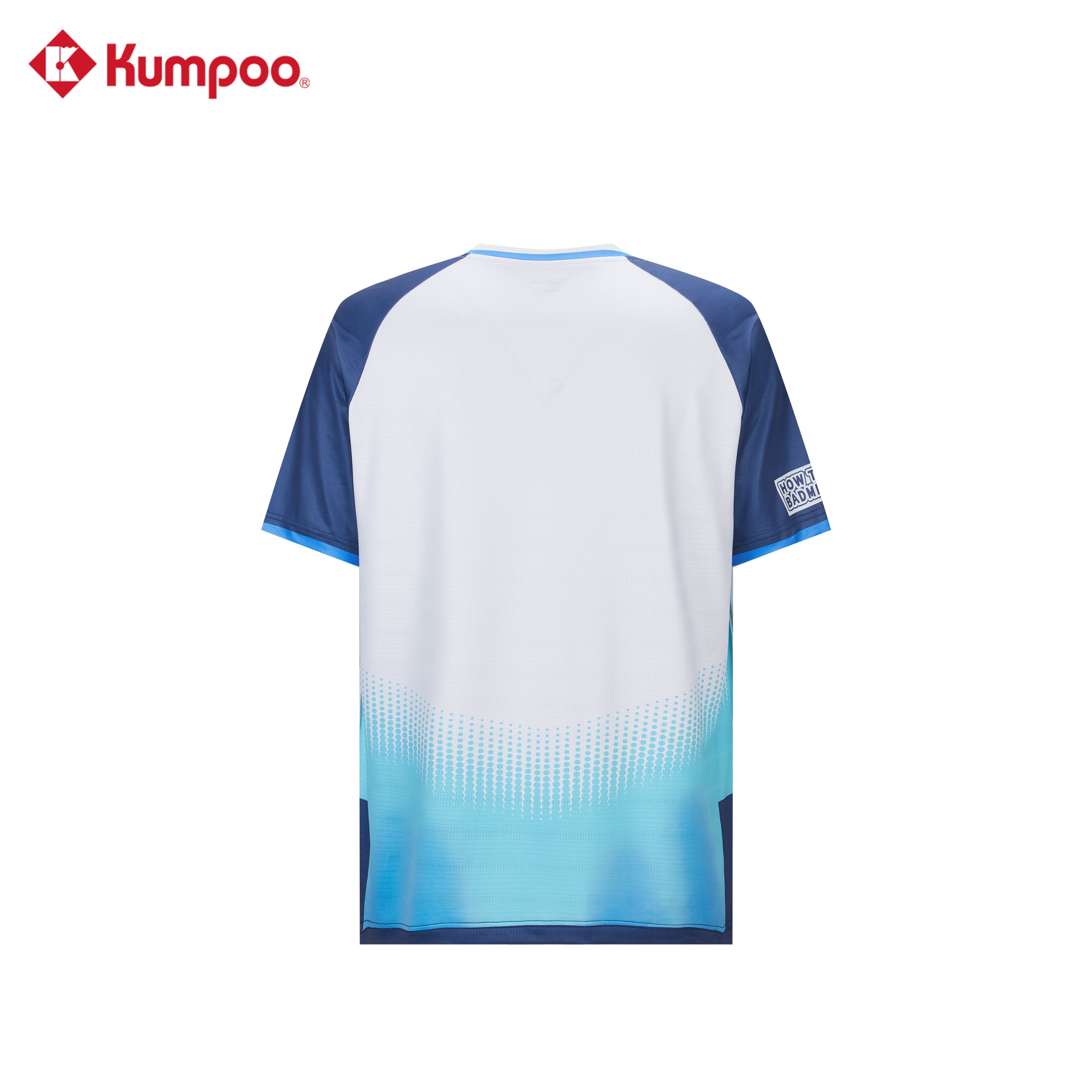Kumpoo K261M-1731 men's T-shirt in casual design, displayed flat with short sleeves and round neckline.