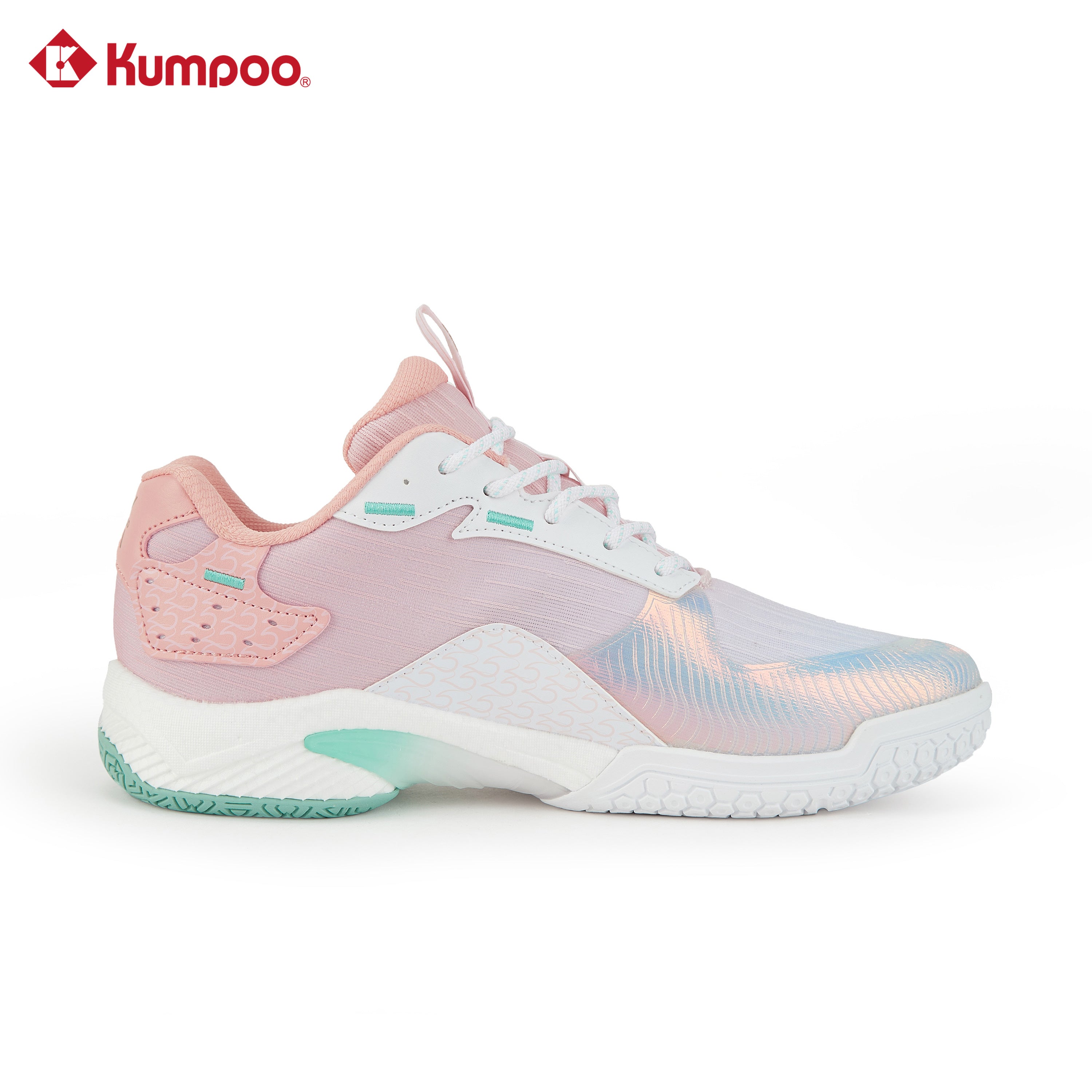 Kumpoo KH-D72PRO.25th badminton shoes with lightweight design and non-slip sole, suitable for indoor court play.