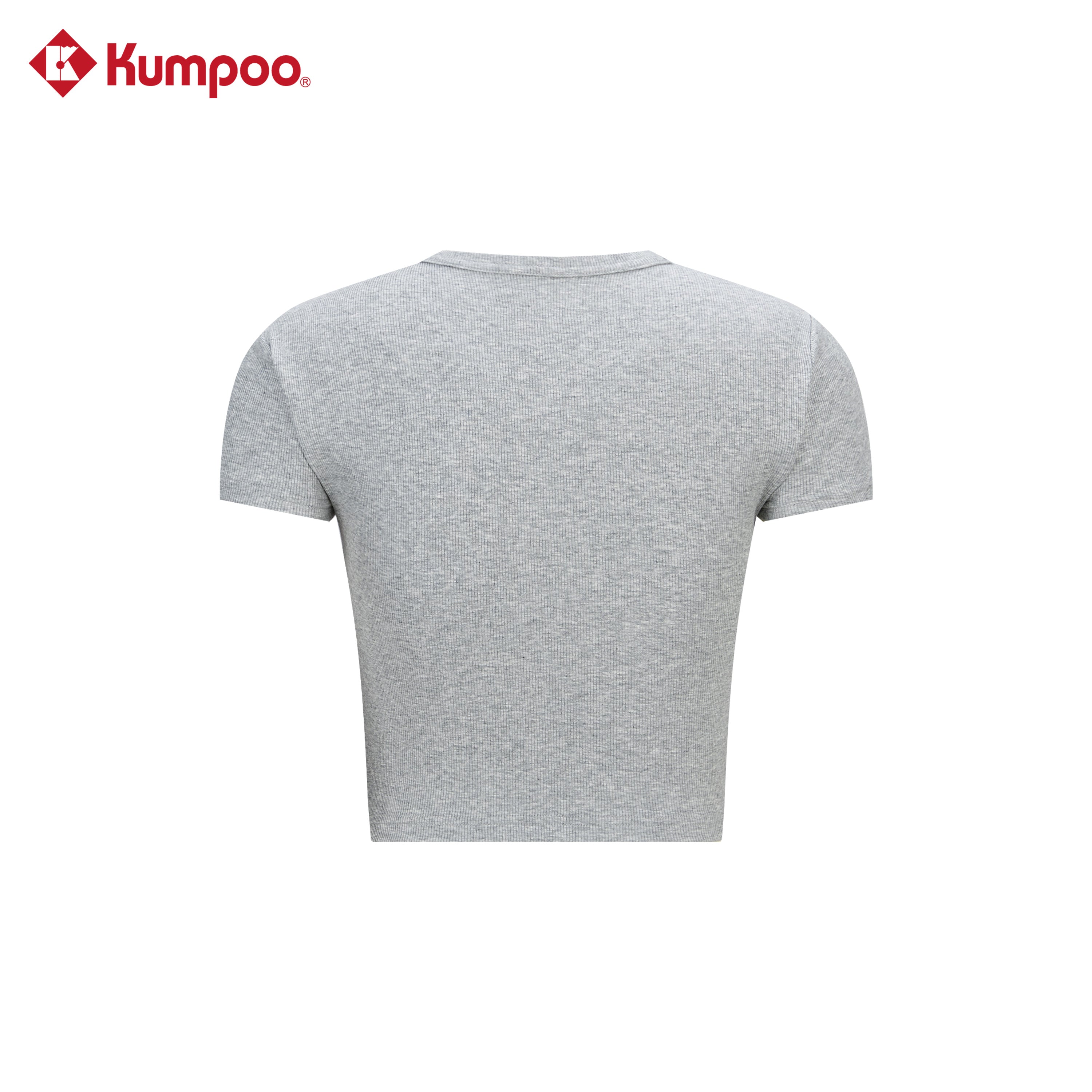 Kumpoo K261W-1140 women's T-shirt in soft fabric with short sleeves and a round neckline, displayed flat.