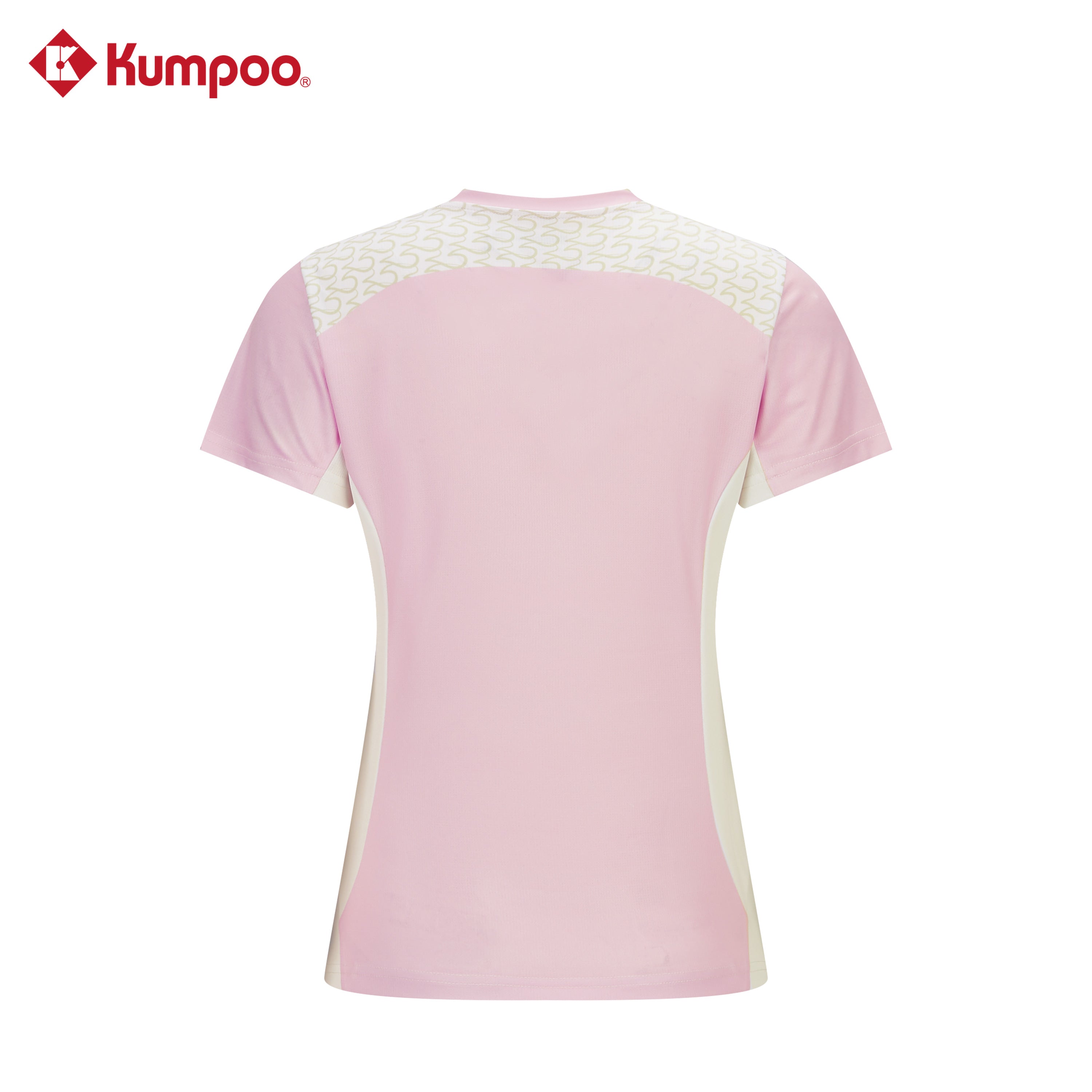 Kumpoo K261W-1532.25th women's T-shirt in soft fabric, featuring a classic fit with short sleeves and round neckline.