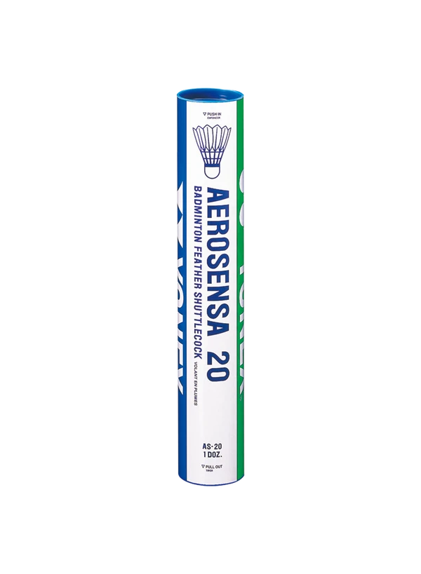 Yonex Aerosensa 20 Badminton Feather Shuttlecocks - 12pk