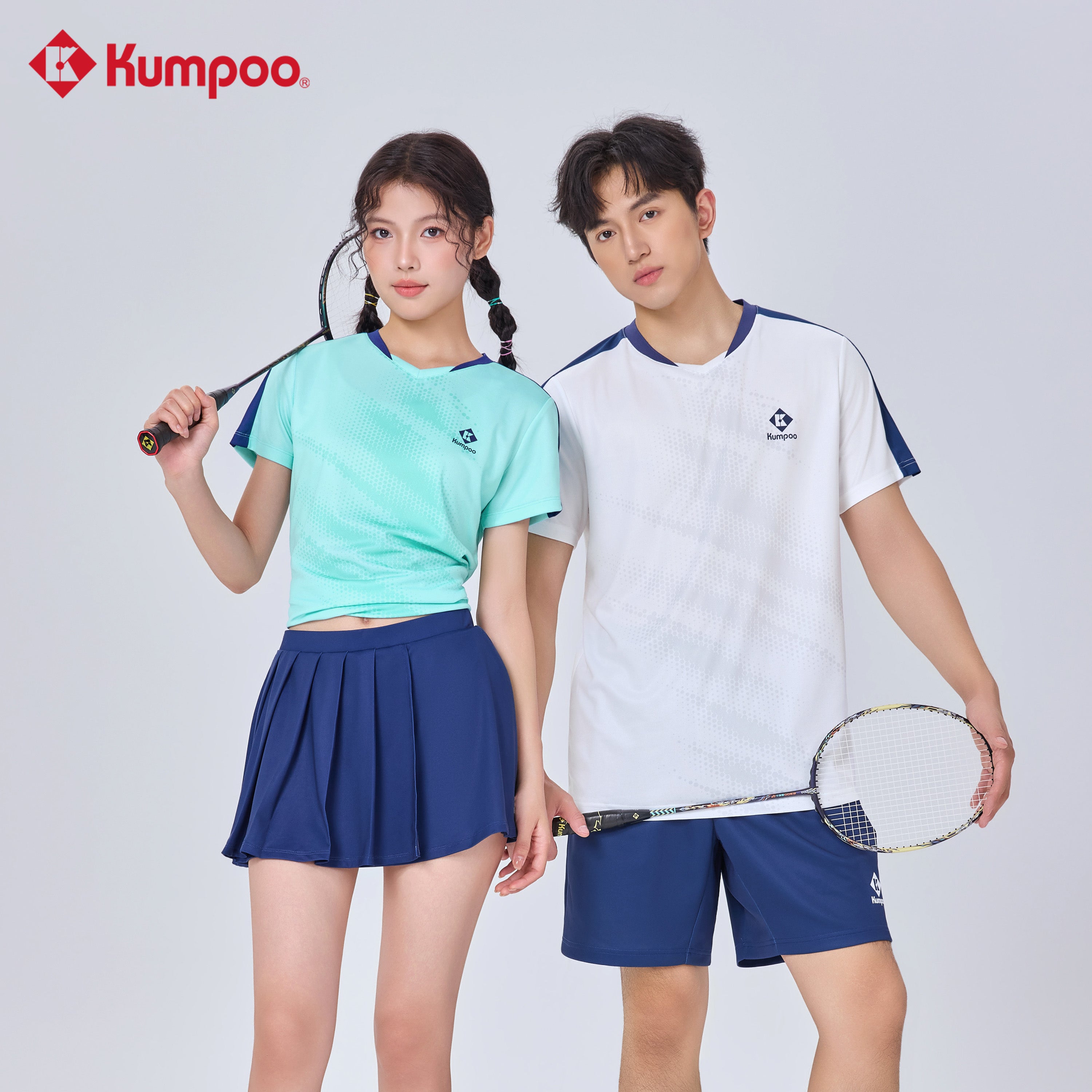 Kumpoo women's T-shirt in soft fabric, featuring a relaxed fit and short sleeves, perfect for casual wear.