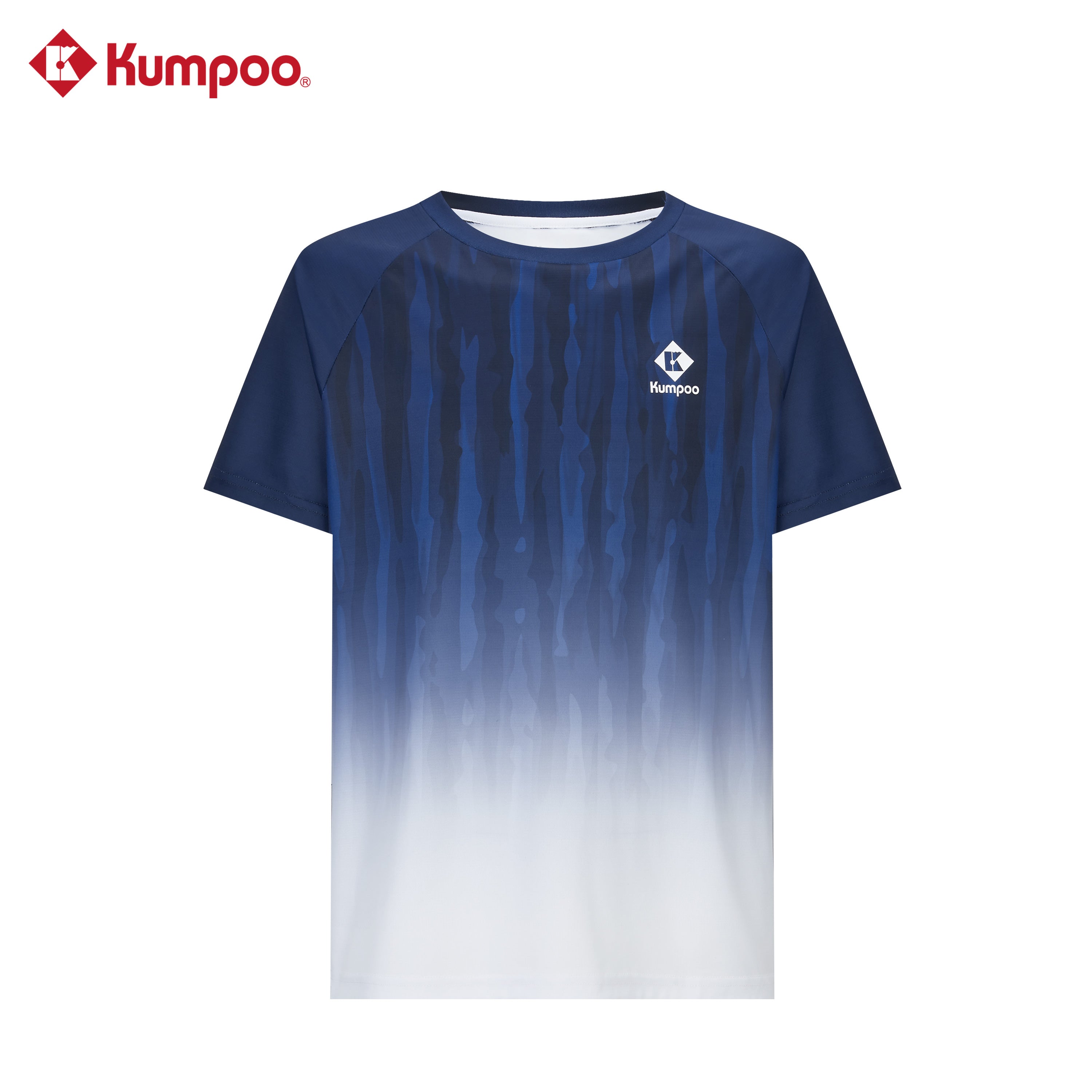 Kumpoo K261W-1567 women's T-shirt in soft fabric, featuring a classic round neck and short sleeves, casual and comfortable top.