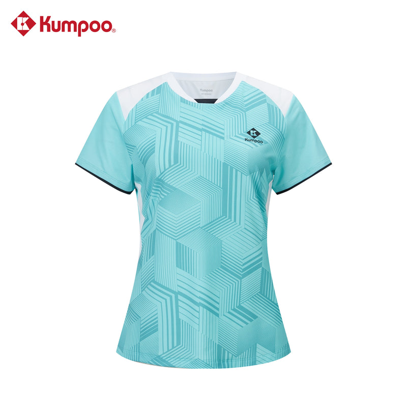 Kumpoo K261W-1149 women's T-shirt in soft fabric, featuring a casual fit and short sleeves, ideal for everyday wear