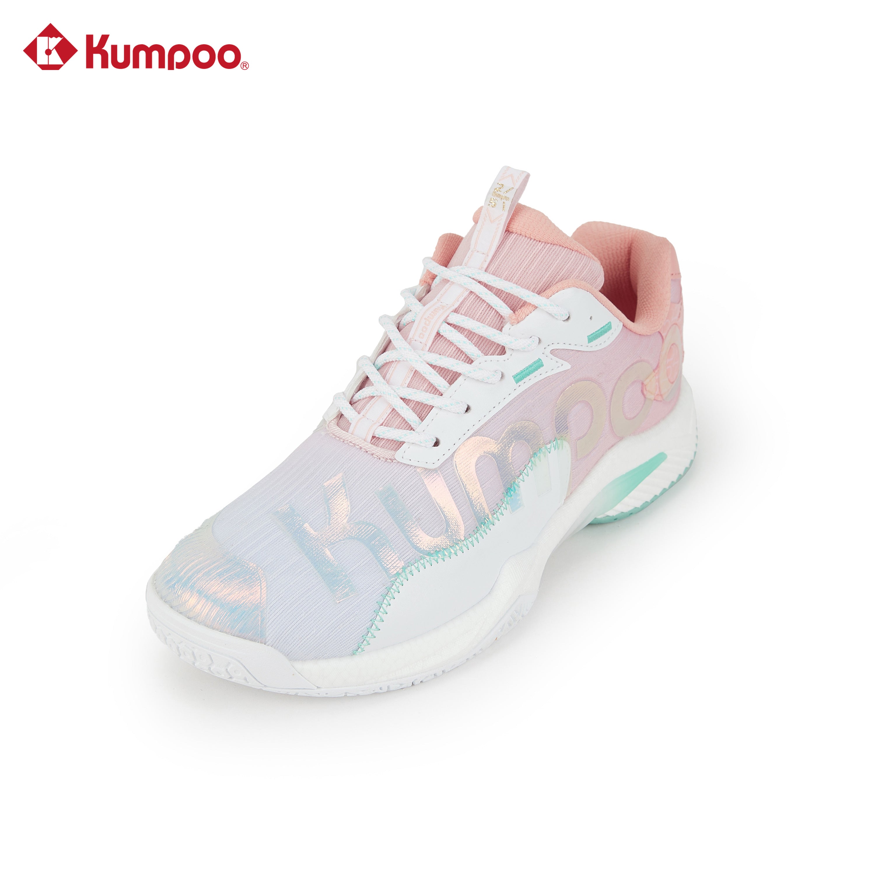 Kumpoo KH-D72PRO badminton shoes showing a sleek design with cushioned insoles and durable outsole for indoor sports.
