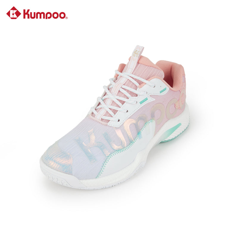 Kumpoo KH-D72PRO badminton shoes showing a sleek design with cushioned insoles and durable outsole for indoor sports.