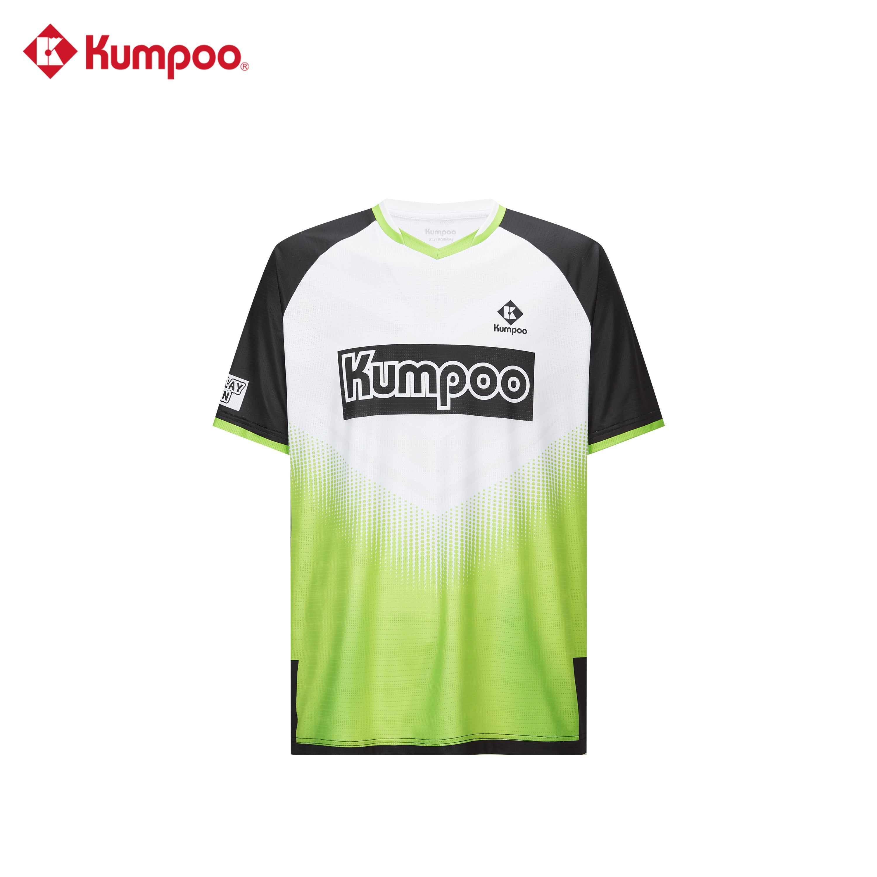 Kumpoo K261M-1731 men's T-shirt featuring a casual short-sleeve design in a solid color, displayed on a hanger.