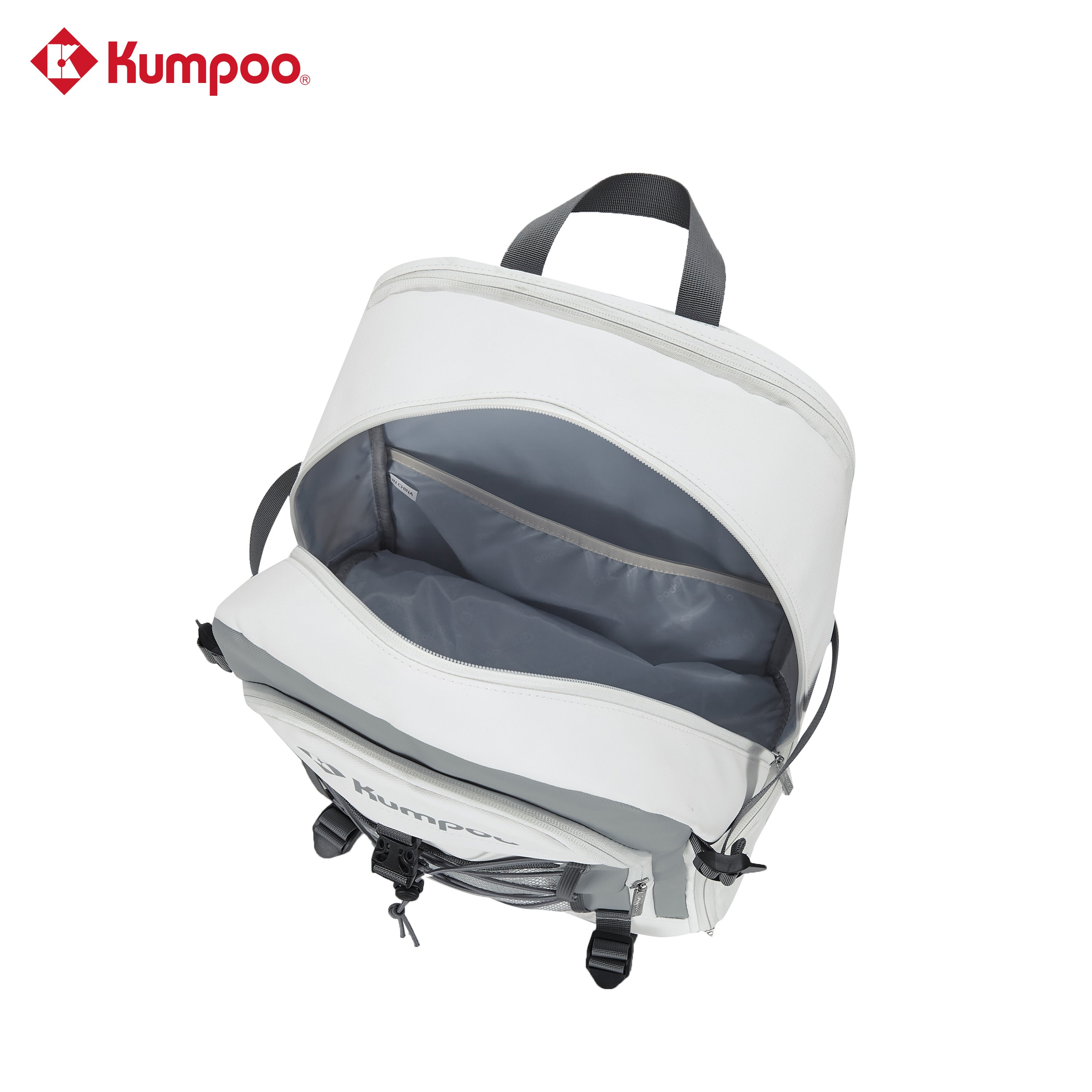 Kumpoo KB-624 badminton backpack with multiple compartments and adjustable straps, designed to carry badminton gear comfortably.