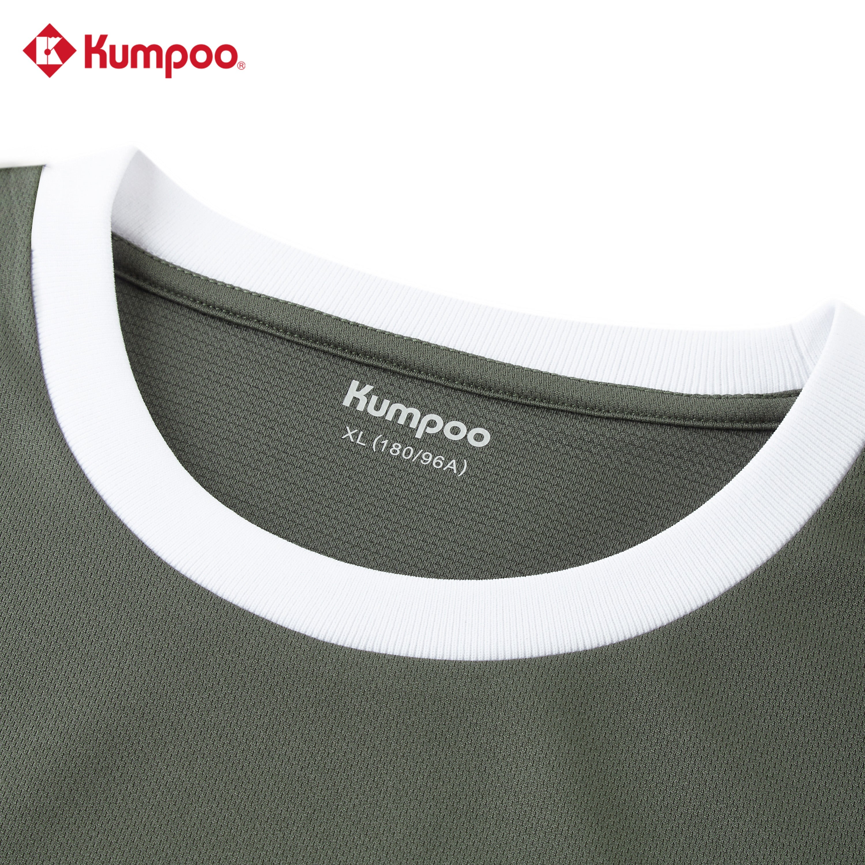 Kumpoo K261U-1224 unisex T-shirt in casual style, featuring a comfortable fit and simple design, ideal for everyday wear.