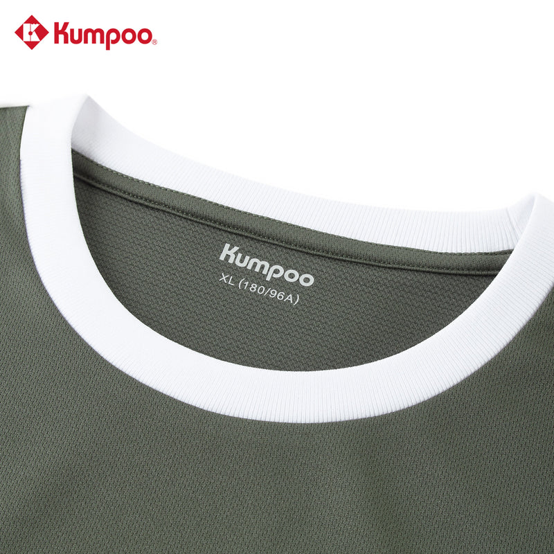 Kumpoo K261U-1224 unisex T-shirt in casual style, featuring a comfortable fit and simple design, ideal for everyday wear.