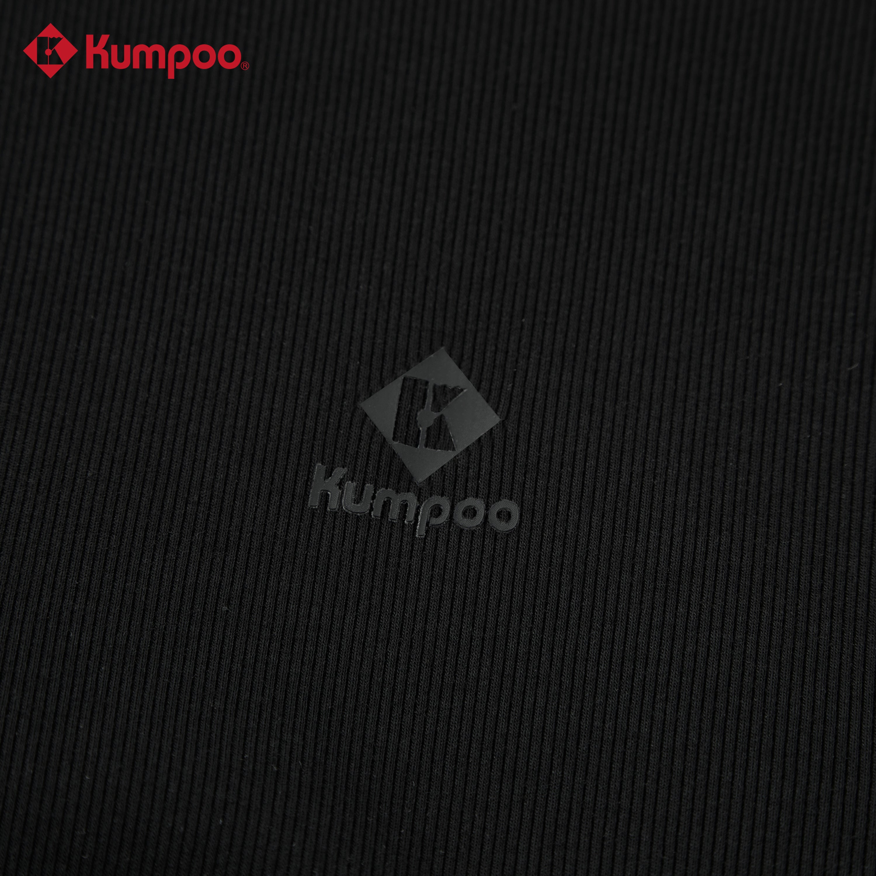 Kumpoo K261W-1140 women's T-shirt, casual top in soft fabric, featuring a simple crew neckline and short sleeves.