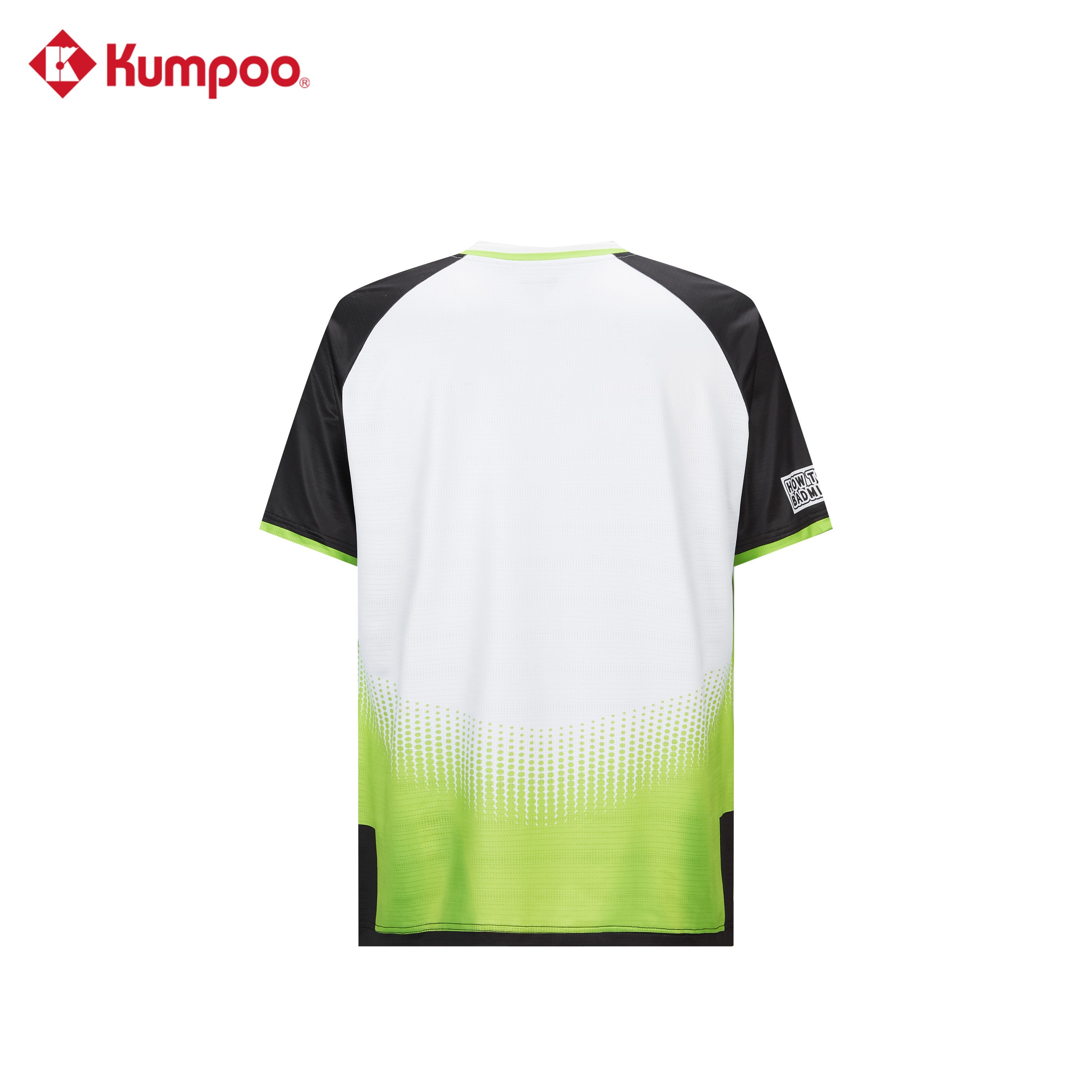 Kumpoo K261M-1731 men's T-shirt in black, casual short-sleeve top with crew neck, perfect for everyday wear.