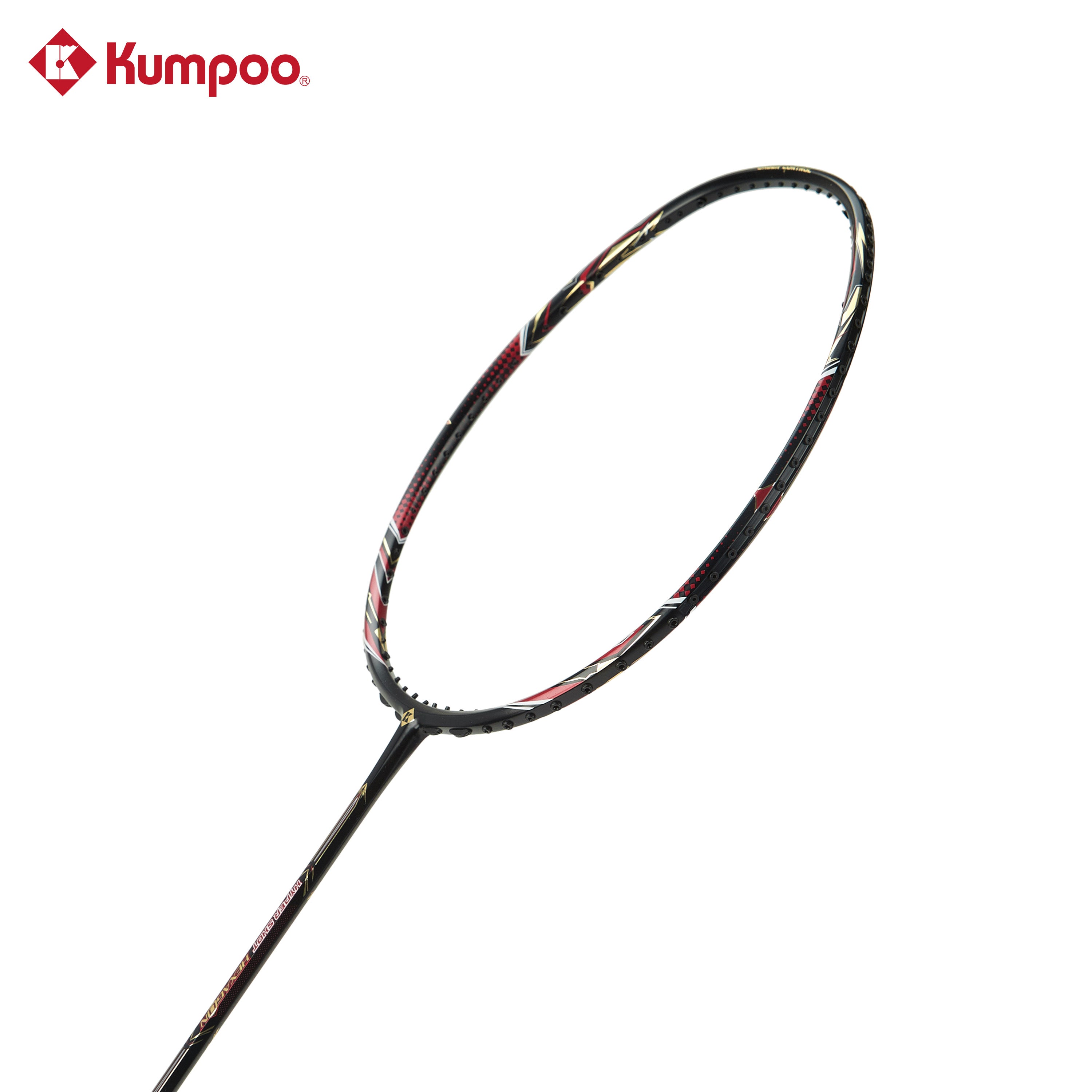 KUMPOO Hyper Shot Hexagon Unstrung Badminton Racket - Can Pro Shop