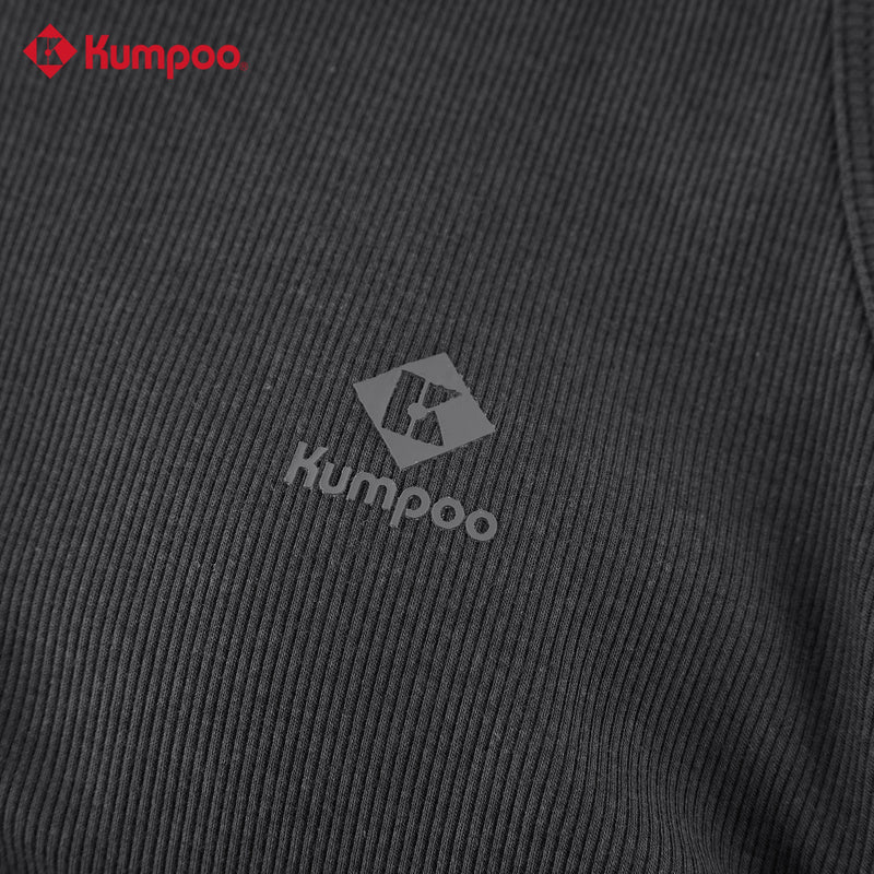 Kumpoo K261W-4122 women's T-shirt in a casual style, featuring a comfortable fit and soft fabric, displayed on a hanger.