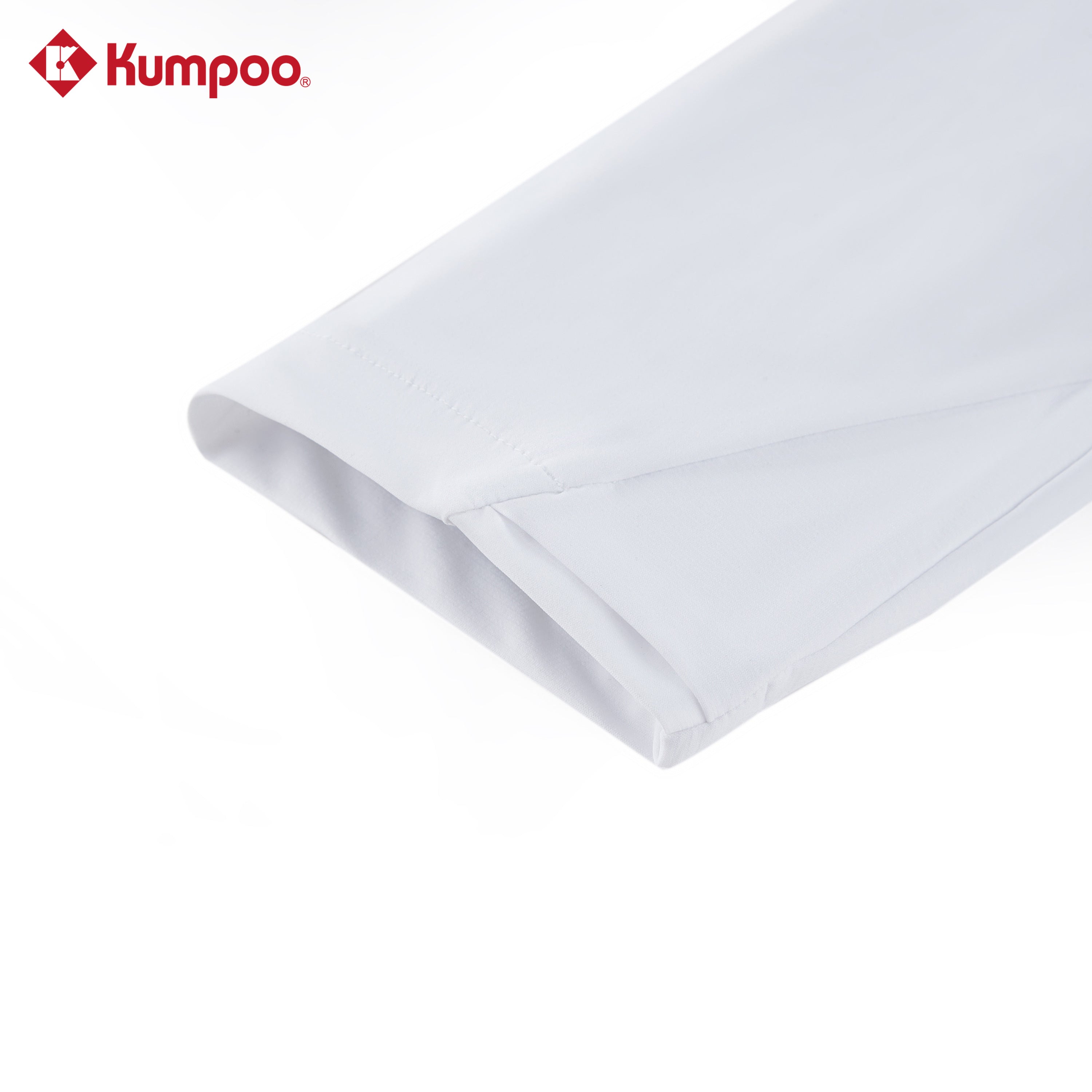 Kumpoo K261M-3170 men's T-shirt featuring a casual fit in a solid color, displayed on a hanger against a white background.