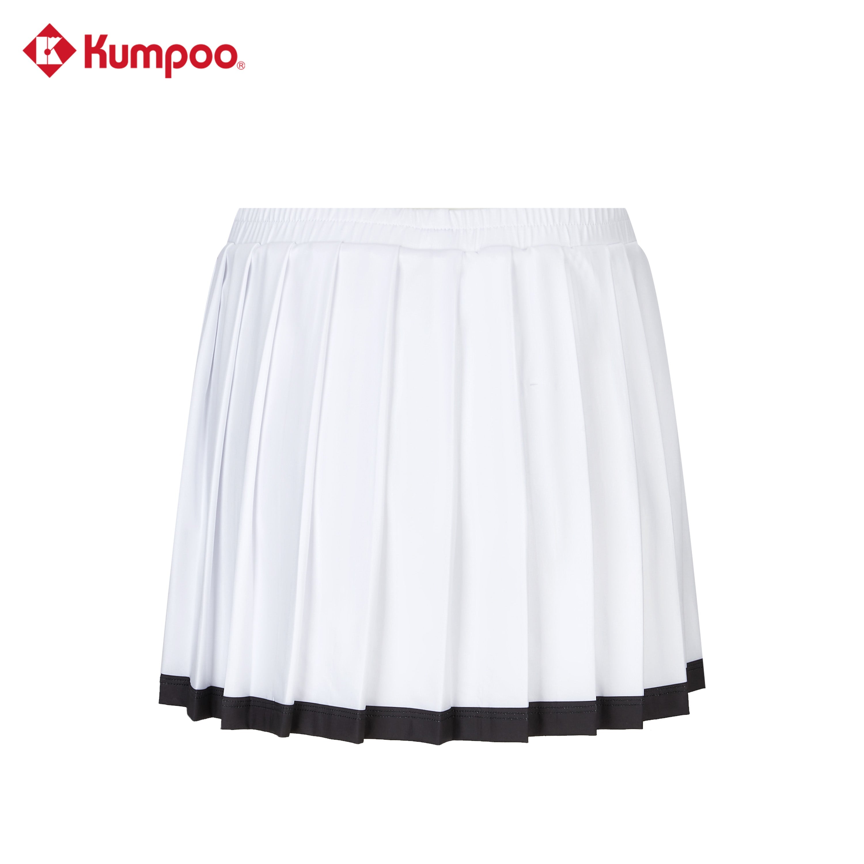 Kumpoo K261W-9727 women's skirt in a stylish design, featuring a comfortable fit and versatile length for everyday wear.