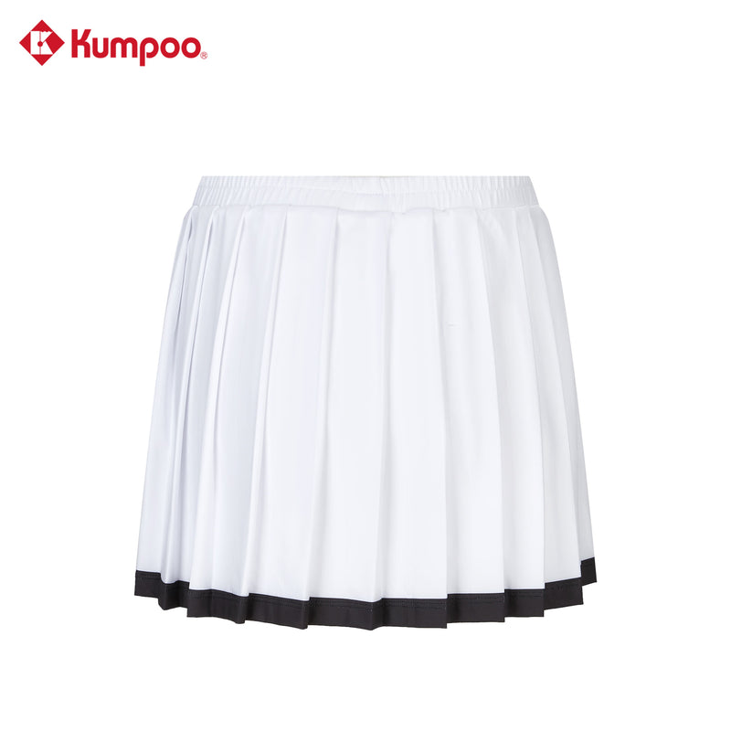 Kumpoo K261W-9727 women's skirt in a stylish design, featuring a comfortable fit and versatile length for everyday wear.