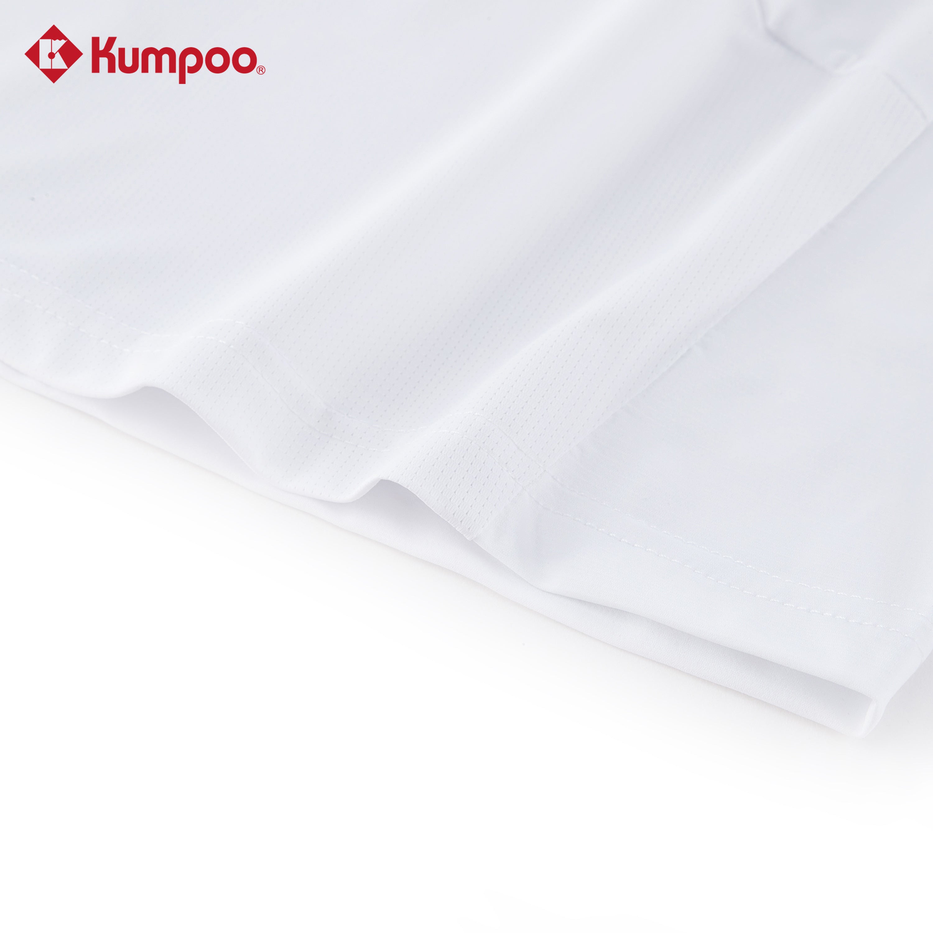 Kumpoo K261M-3170 men's T-shirt in black, featuring a crew neck and short sleeves, made from comfortable fabric.