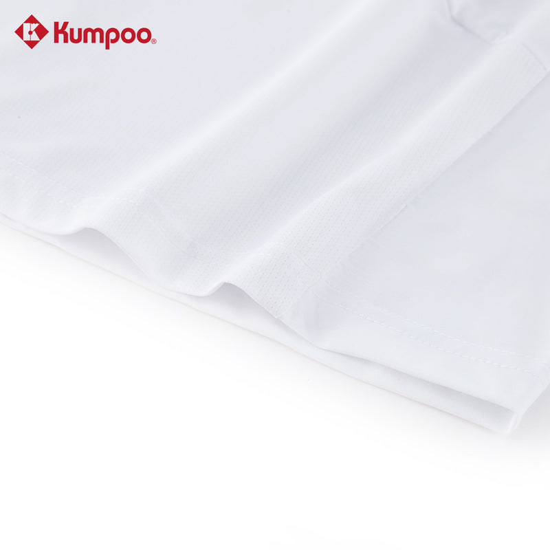 Kumpoo K261M-3170 men's T-shirt in black, featuring a crew neck and short sleeves, made from comfortable fabric.