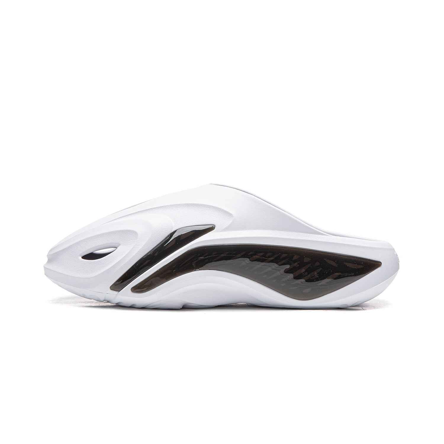 LI-NING BADFIVE DOOM CROC "White & Black” Slides