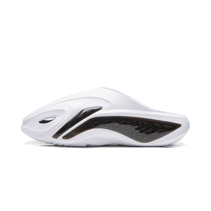 LI-NING BADFIVE DOOM CROC "White & Black” Slides