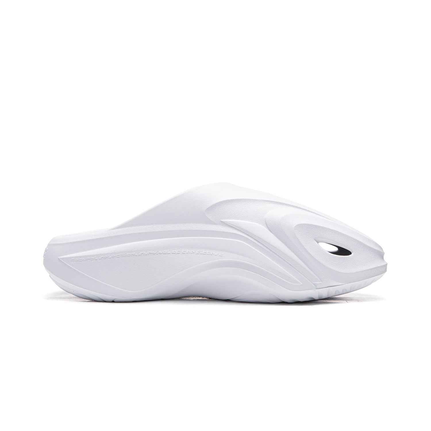 LI-NING BADFIVE DOOM CROC "White & Black” Slides
