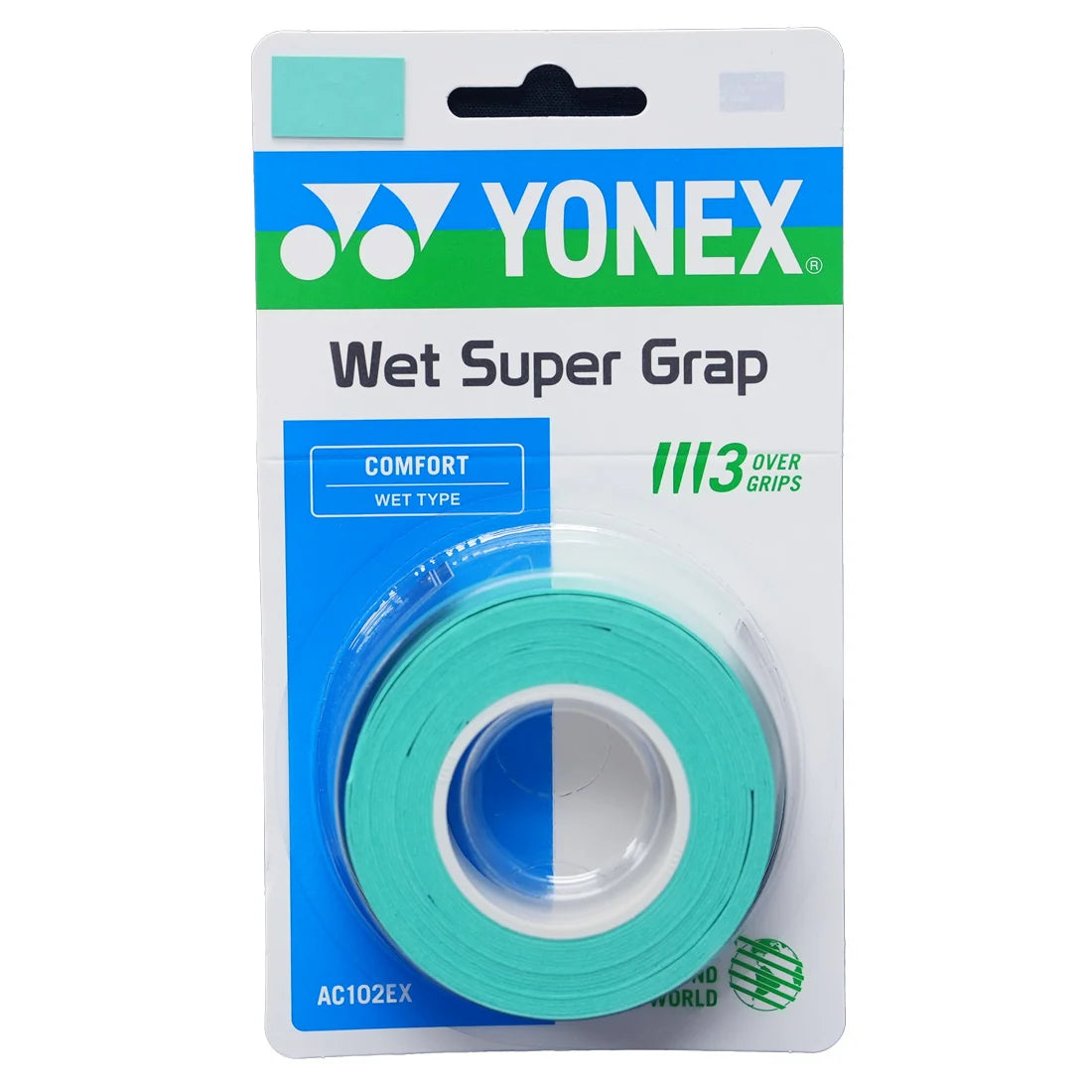 Yonex AC102EX Wet Super Grap Overgrip 3 Pack