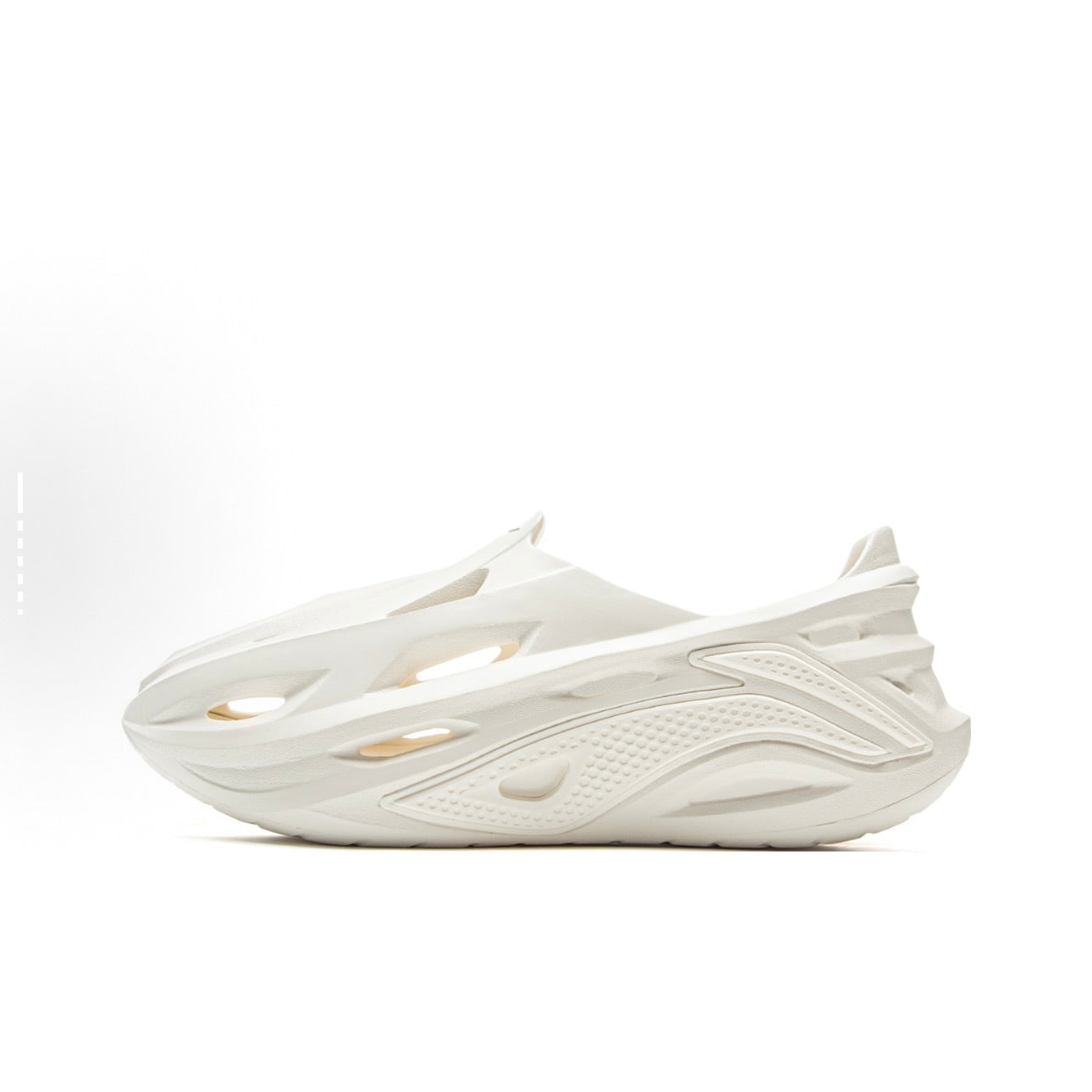 LI-NING BADFIVE dunker croc Pure White