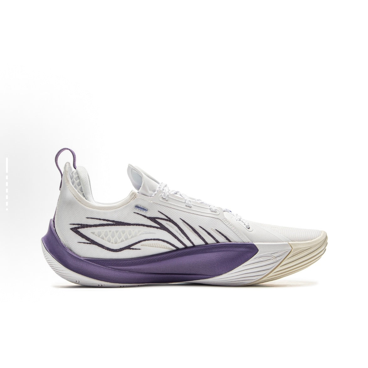 LI-NING Sonic 13 “White/Purple” Basketball Shoes