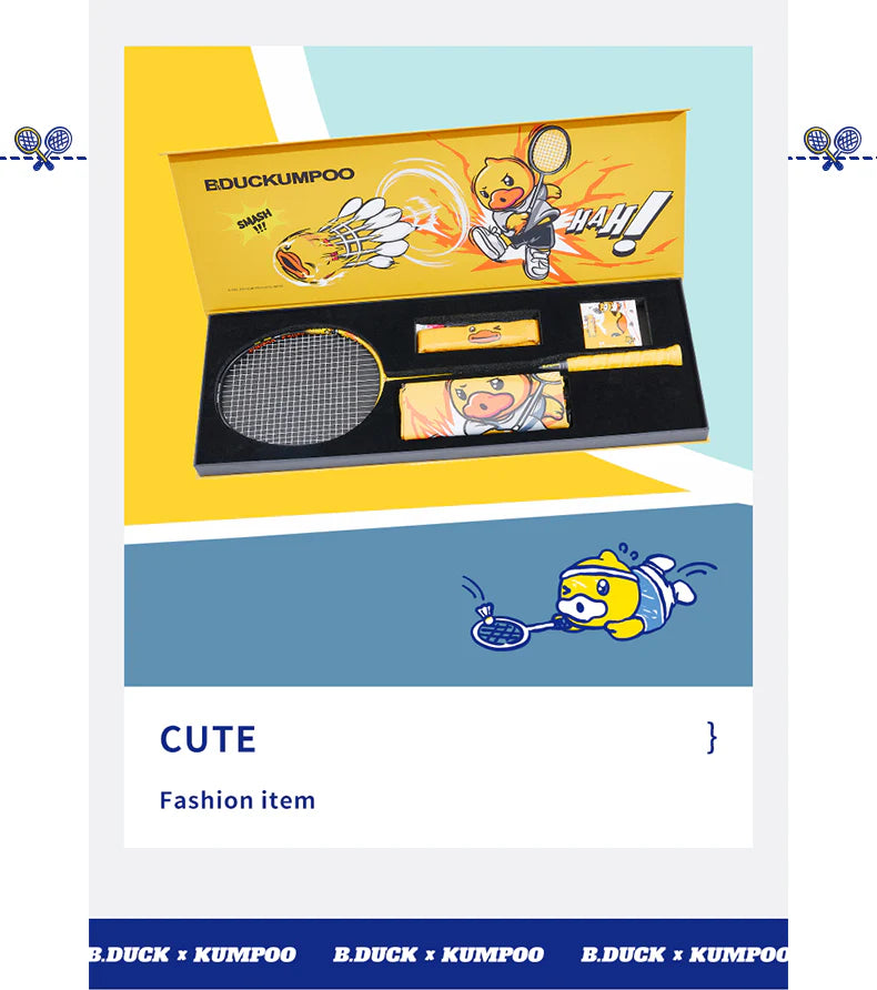 KUMPOO B.Duck Cool Unstrung Badminton Racket (with souvenir box)