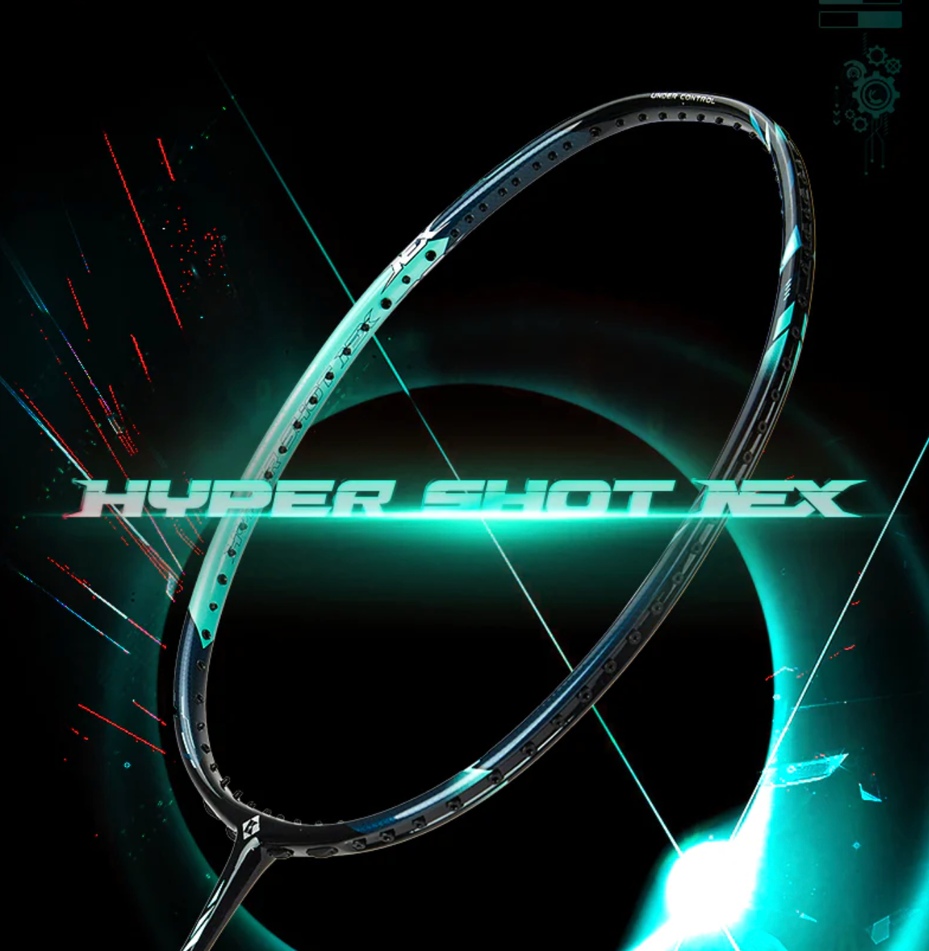KUMPOO Hyper Shot Nex Unstrung Badminton Racket