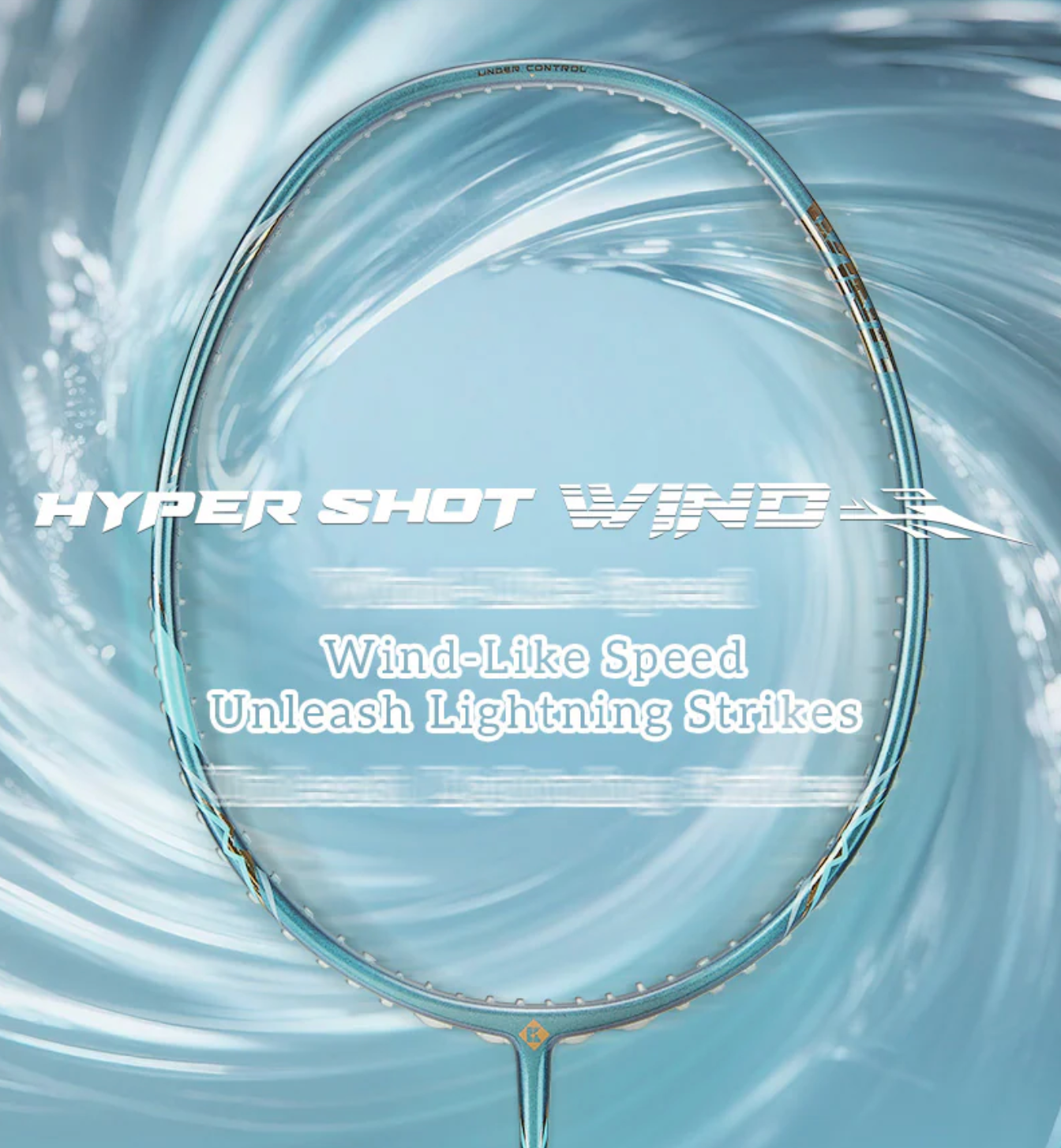 KUMPOO Hyper Shot Wind Unstrung Badminton Racket