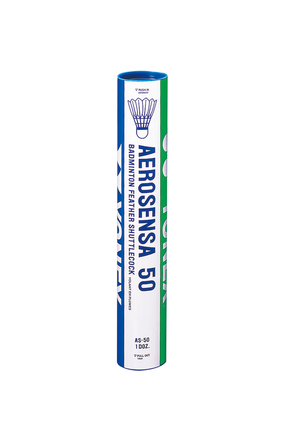 YONEX Aerosensa 50 Badminton Feather Shuttlecocks - 12 pk