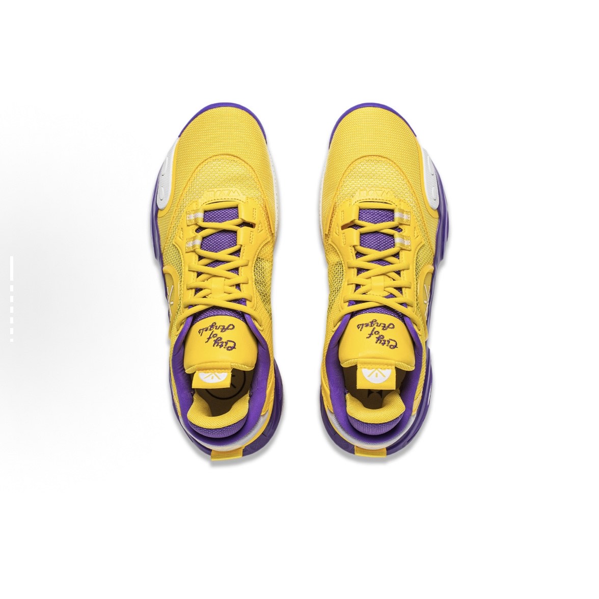 Wade all city 12バスケットボールシューズ イエロー/パープル LI-NING Wade All City 12 “City of Angels” Basketball Shoes – Can