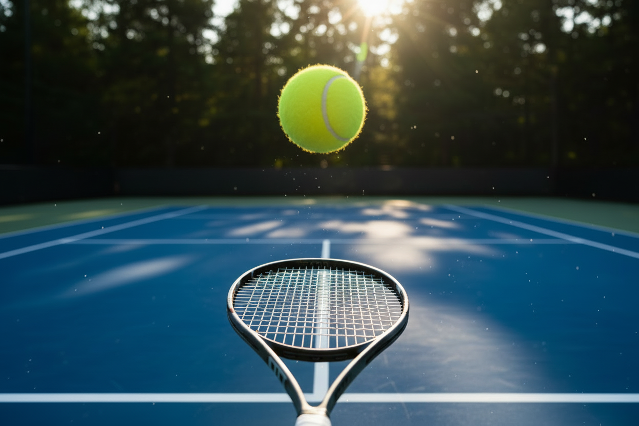 enlarge the tennis a bit