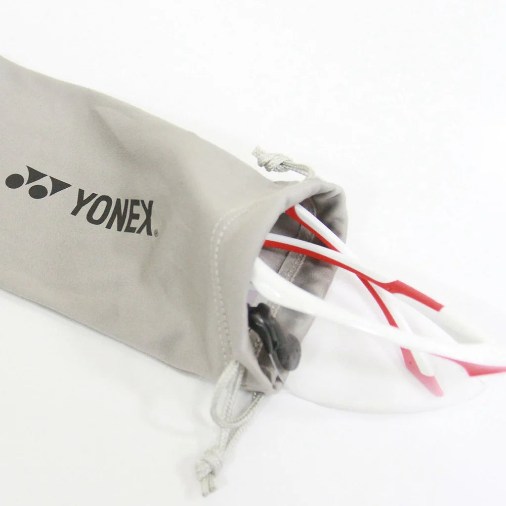 YONEX AC392EX Sport Glasses / Protective Goggle / Eye Guard [White/Red]